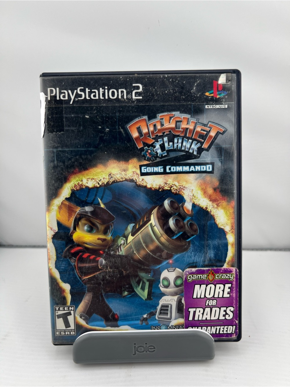 📀PlayStation 2 Sony Ratchet & Clank: Going Commando - Black Case
